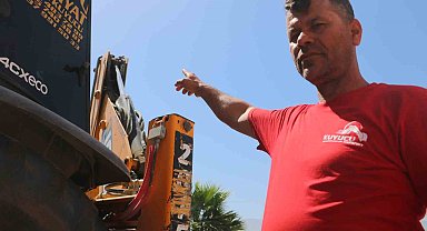 Binlerce liralık kaybı göze alan operatör, kumru yuvası bozulmasın diye 17 gündür kepçesine kontak vurmadı
