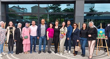 Binnur Uzan'ın öğrencilerinin eserleri büyük ilgi gördü