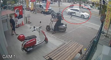 Bir anda takla atarak yere düştü, ne yaşadığına o da anlam veremedi