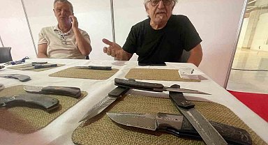 Bir resimle başladığı bıçakçılıkta 1200 avroluk çakılar yapıyor