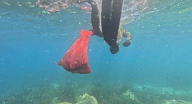 Bodrum'da deniz dibi temizliği başladı