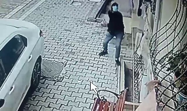 Boşanmak isteyen eşinin evinde kezzapla dehşet saçtı