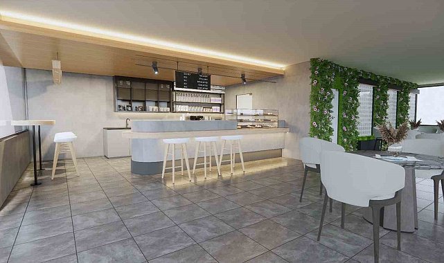 Bozdoğan'da Bizim Kız Kafe'de çalışmalar sürüyor