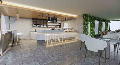Bozdoğan'da Bizim Kız Kafe'de çalışmalar sürüyor