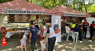 Bozdoğan'da Trafik Haftası renkli kutlandı