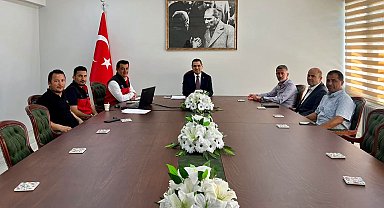 Bozkır'da dolu ve don zararlarının tespiti için toplantı düzenlendi