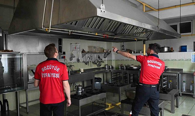 Bozüyük Belediye İtfaiyesi'nden yurtlara yangın denetimi