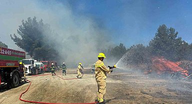 Burdur'da gerçeğini aratmayan orman yangını tatbikatı