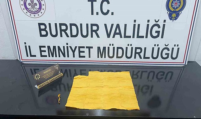 Burdur'da uyuşturucu operasyonu: 1 kişi tutuklandı