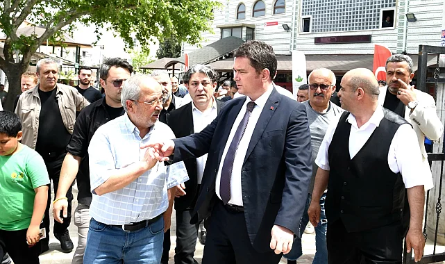 Bursa Osmangazi'de Başkan Aydın Güneştepe sakinleriyle buluştu