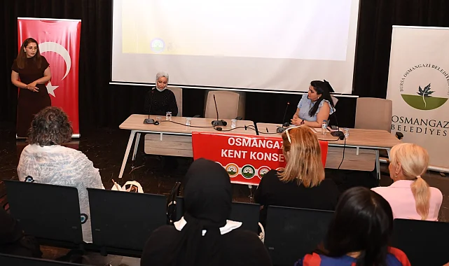 Bursa Osmangazi'de kadınlara menopoz bilinci
