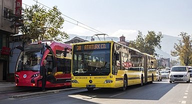 Bursa'da 19 Mayıs'ta ulaşım ücretsiz