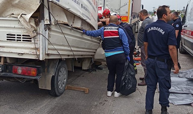 Bursa'da 2 kişinin hayatını kaybettiği kaza kamerada