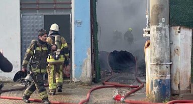 Bursa'da fabrika yangını korku dolu anlar yaşattı