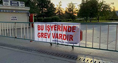 Bursa'da toplu ulaşımda grev.. Metro seferlerini stajyerler yaptı