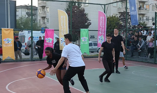 Bursa'da 'sokak basketbolu' heyecanı