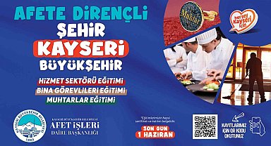 Büyükşehir Afet İşleri'nden acil durumlarda topluma müdahale eğitimi