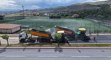 Büyükşehirin Erkilet'teki 36 milyon TL'lik yol yenileme çalışması başladı