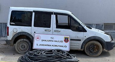 Çalınan 200 metre kablo bulundu