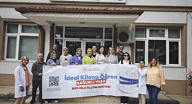 Çalışanların boyunu kilosunu ölçtüler