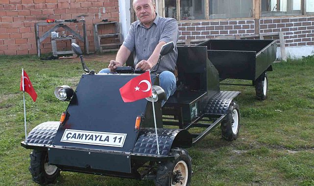 Çamyayla Köyü'nün ilk yerli ve milli arazi aracı