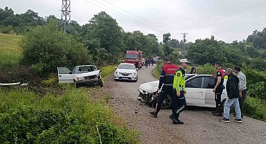 Çan'da trafik kazası: 2 yaralı