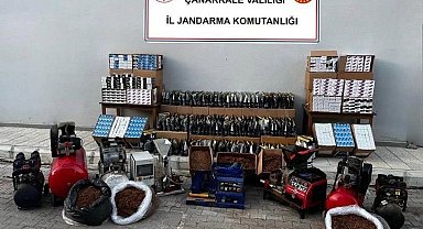 Çanakkale'de Jandarmadan kaçak tütüne geçit yok