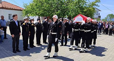 Çanakkale'de Kıbrıs Gazisi son yolculuğuna uğurlandı