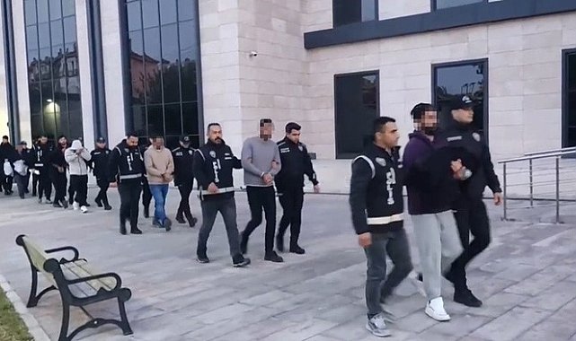 Çanakkale'de operasyon sonucu nitelikli yağmadan 9 şahıs tutuklandı