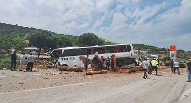 Çanakkale'de otobüs kazası: 6 ölü