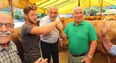 Canik'te kurbanlıklar görücüye çıktı