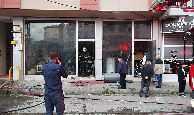 Çarşamba'da korkutan yangın