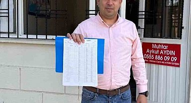 Çine'de seçim var, Sarıoğlu Mahallesi muhtarını seçecek