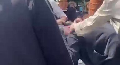 Çocukların okuma bayramında veliler böyle kavga etti