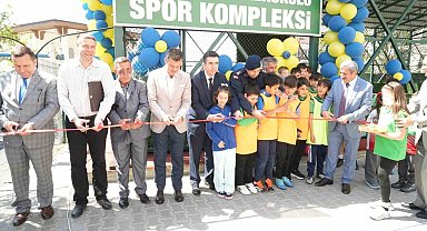Çorlu Emlak Konut Ergene Vadisi İlkokulu'na Spor Kompleksi açıldı