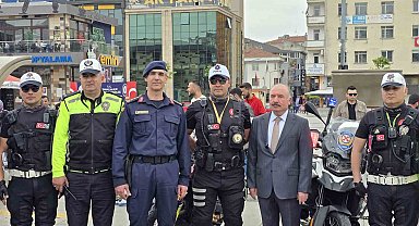 Çorum'da Trafik Haftası'nda farkındalık oluşturan etkinlik