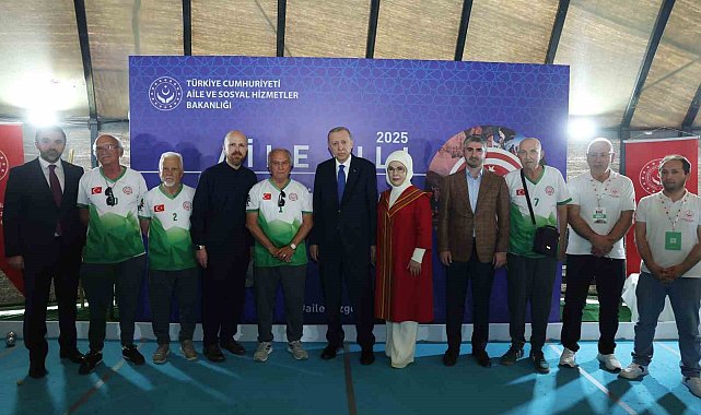 Cumhurbaşkanı Erdoğan Etnospor festivalini ziyaret etti