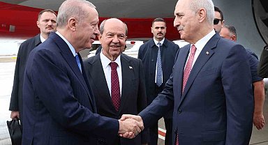Cumhurbaşkanı Erdoğan KKTC'de