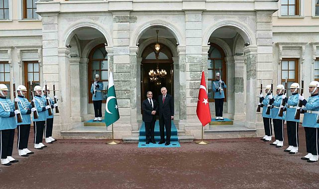 Cumhurbaşkanı Erdoğan, Pakistan Başbakanı Şerif'i kabul etti