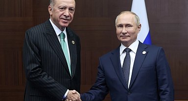Cumhurbaşkanı Erdoğan Putin'le görüştü