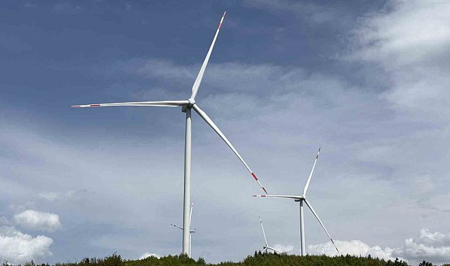 Cumhurbaşkanı Erdoğan startı verdi, Sakarya'daki rüzgar türbinleri dönmeye başladı