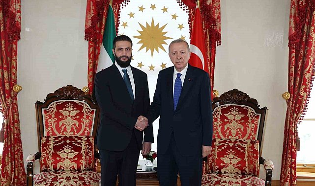 Cumhurbaşkanı Recep Tayyip Erdoğan, Suriye Devlet Başkanı Ahmed Şara ile Dolmabahçe'de bir araya geldi.