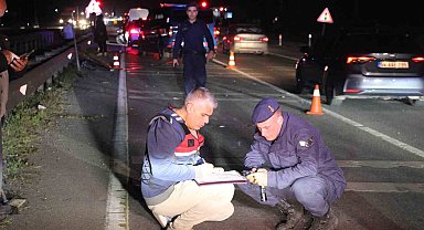 D-100 kara yolunda elektrikli bisiklet ile motosiklet çarpıştı: 1 ölü, 1 yaralı