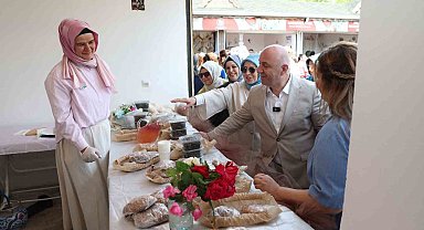 Darıcalı kadınların emeği göz kamaştırdı