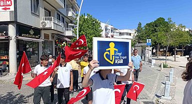 Datça'da Engelliler Haftası yürüyüş ile başladı