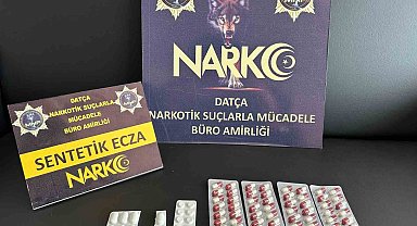 Datça'da uyuşturucu hap ele geçirildi