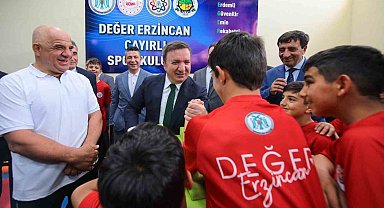 Değer Erzincan Çayırlı Spor Kulübü'nün açılışını gerçekleştirildi
