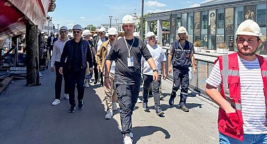 Denizcilik alanındaki tarihi gelişmeleri yerinde gözlemlediler