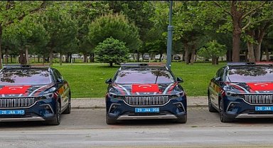 Denizli İl Jandarma Komutanlığı envanterine 3 adet TOGG eklendi