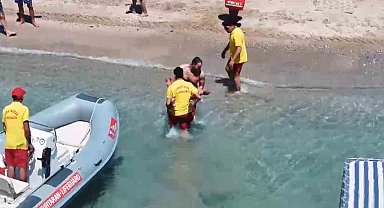 Didim Belediyesi cankurtaran ekiplerinin tatbikatı gerçeğini aratmadı